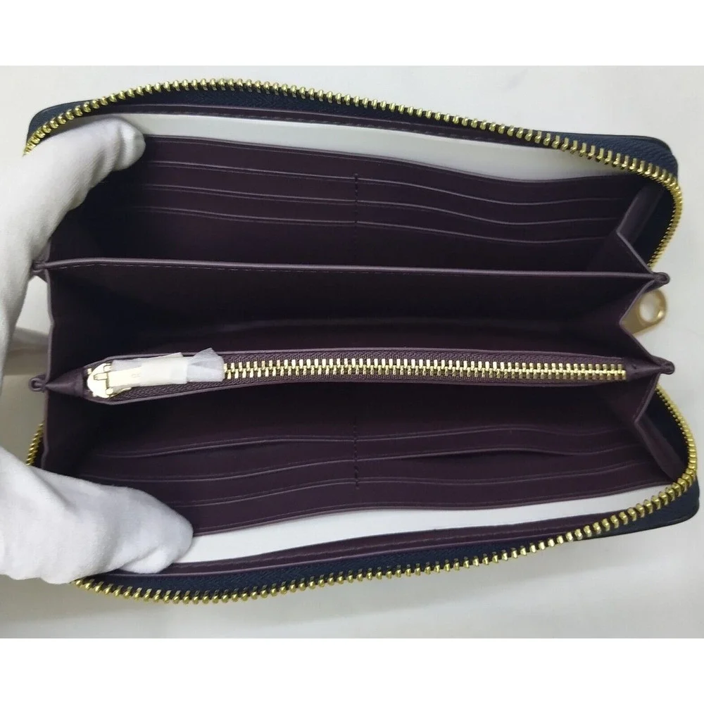 Coach navy monogram